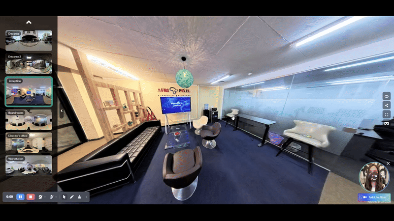 Afripixel Office — virtual tour preview